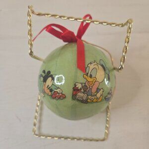 Goebel Disney Babies 80s Vintage Christmas Ornament Baby's 1st, 4 Characters